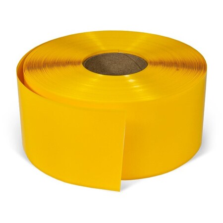 Incom Floor Marking Tape 0.050" thick abrasion, chemical and wear-resistant PVC 4" W x 100' L AS400